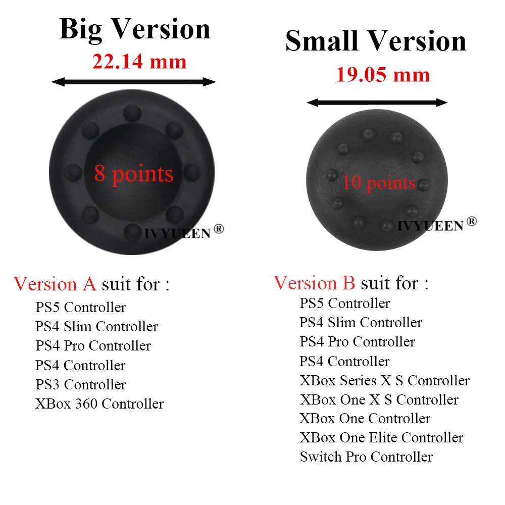 20 PCS Analog Thumb Stick Grip - Sony Console Ps5 Pro 评论和价格