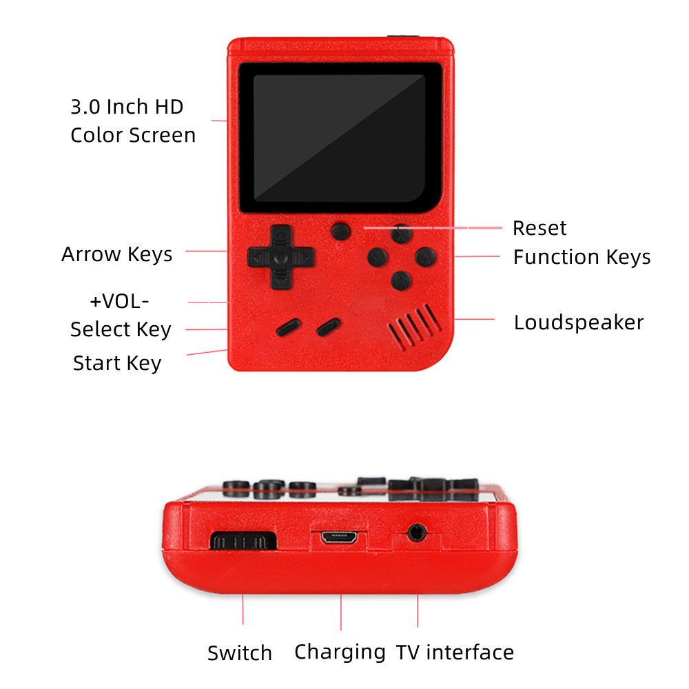 2.4 Inch LCD Screen Retro Vide - Gaming Console For Kids 评论和价格