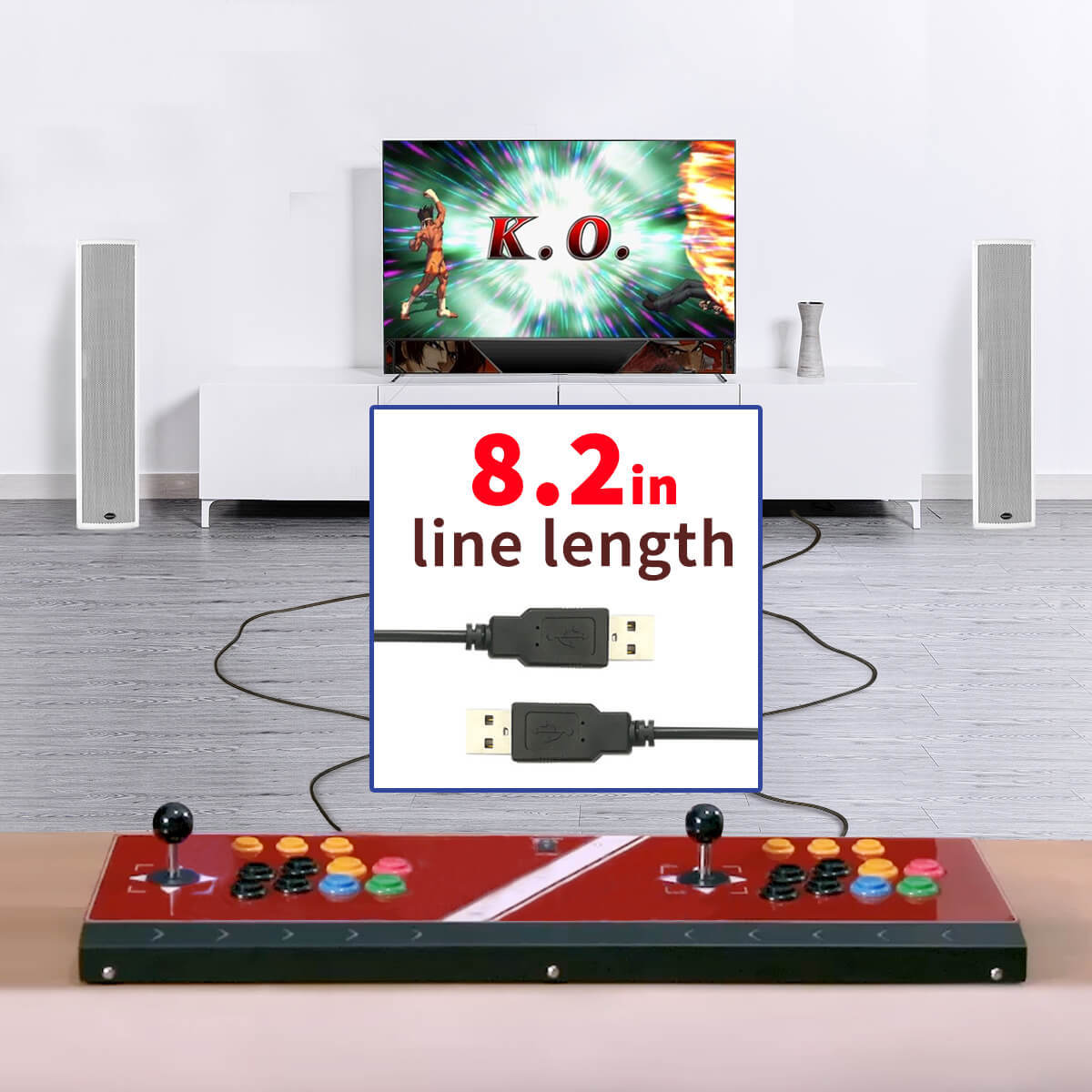 Double arcade stick multiple g - Console Gaming Hand 评论和价格