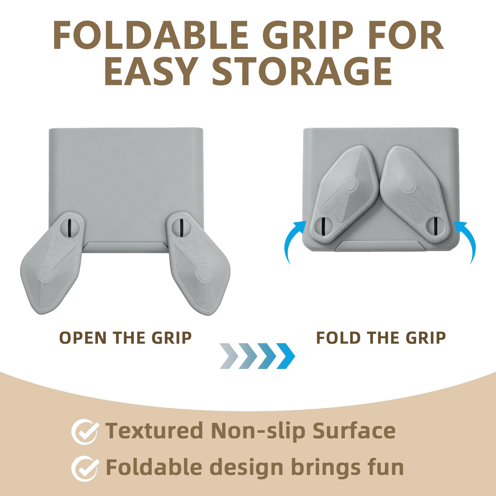 Collapsible Grip Mount for TRI - Console Gaming Hand 评论和价格