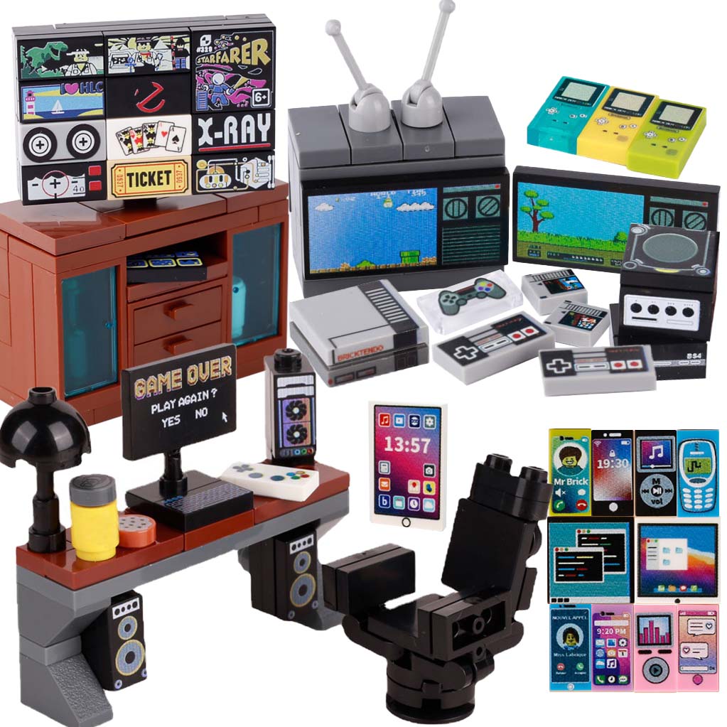 MOC Game Console Computer Mode - Gaming Console For Kids 评论和价格