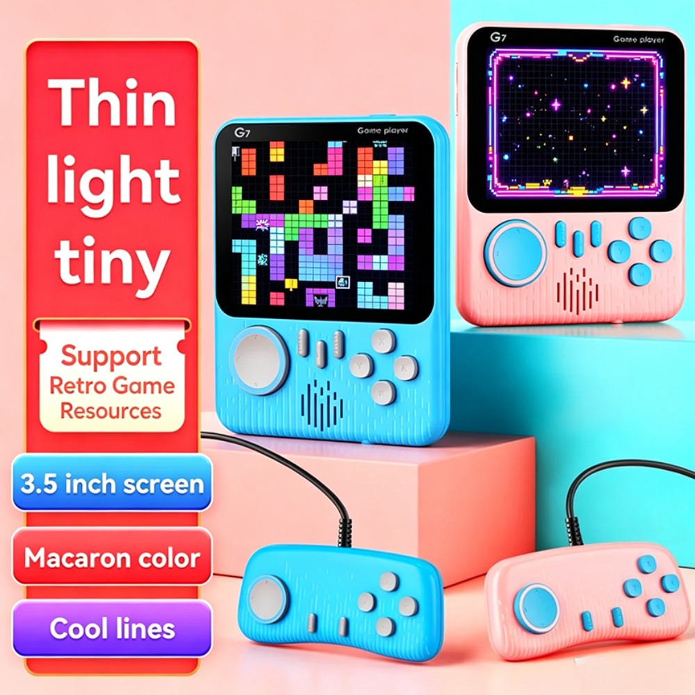 G7 Portable Retro Handheld Gam - Gaming Console For Kids 评论和价格